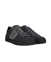 Damen Sneakers Stockton Anthrazit Grau Leder Grösse 36
