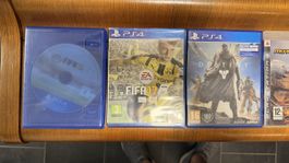 Lot de 8 jeux video ps3 et ps4