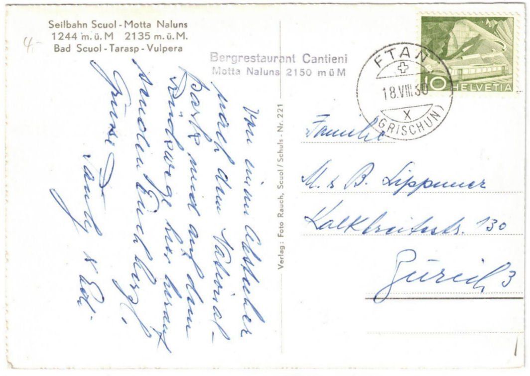 Cartoline postali: Scuol - Gondelbahn Motta Naluns – Usato da Binningen venduto da Mountainrider 1