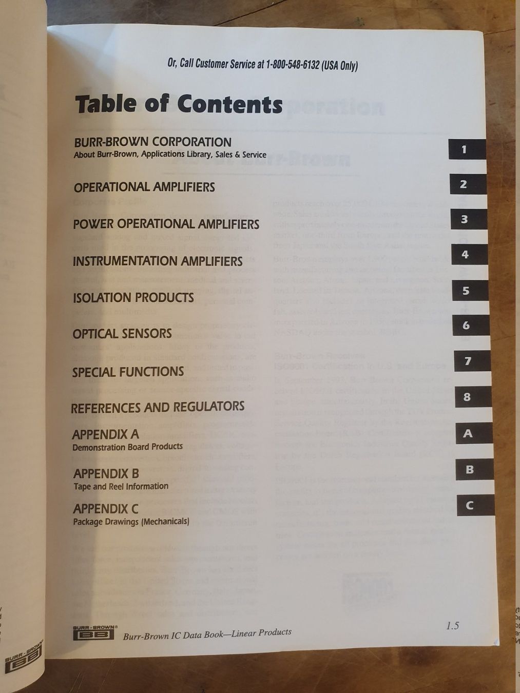 Libri: Linear Products 1996 / 1997 Burr-Brown – Usato da Zürich venduto da loosebone 3