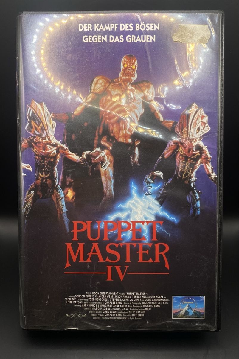 Alle VHS: Puppet Master IV VHS Full Moon Horror Kult VHS – Gebraucht aus Kirchberg BE von swiss_slab
