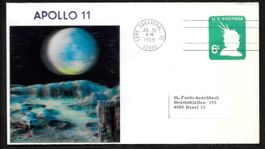 USA Sonderbrief Apollo 11 Mondlandung Cape Canaveral 20.7.69