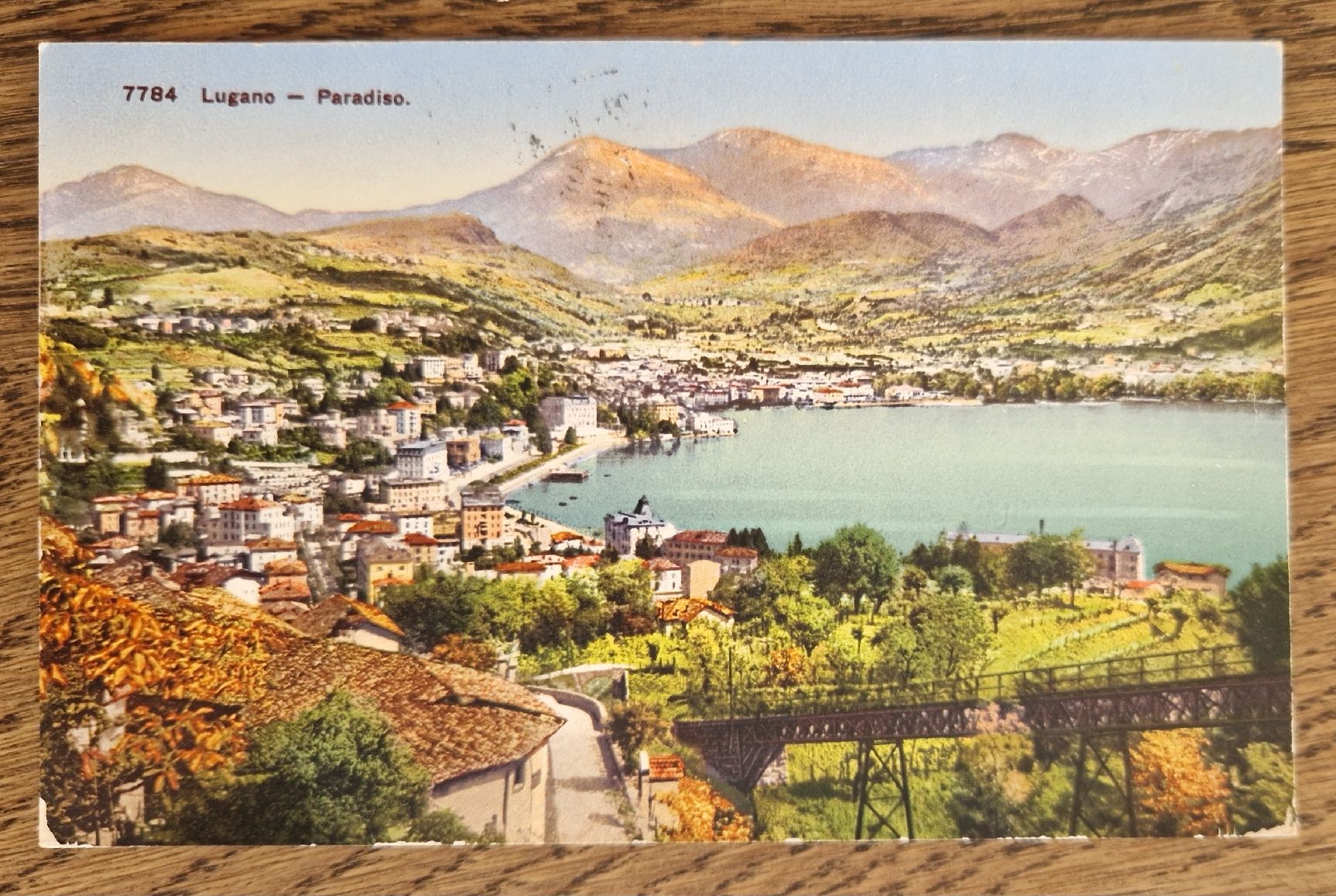 Ansichtskarten: Lugano Paradiso 1922 n. Dresden – Gebraucht aus Ebikon von Donar50