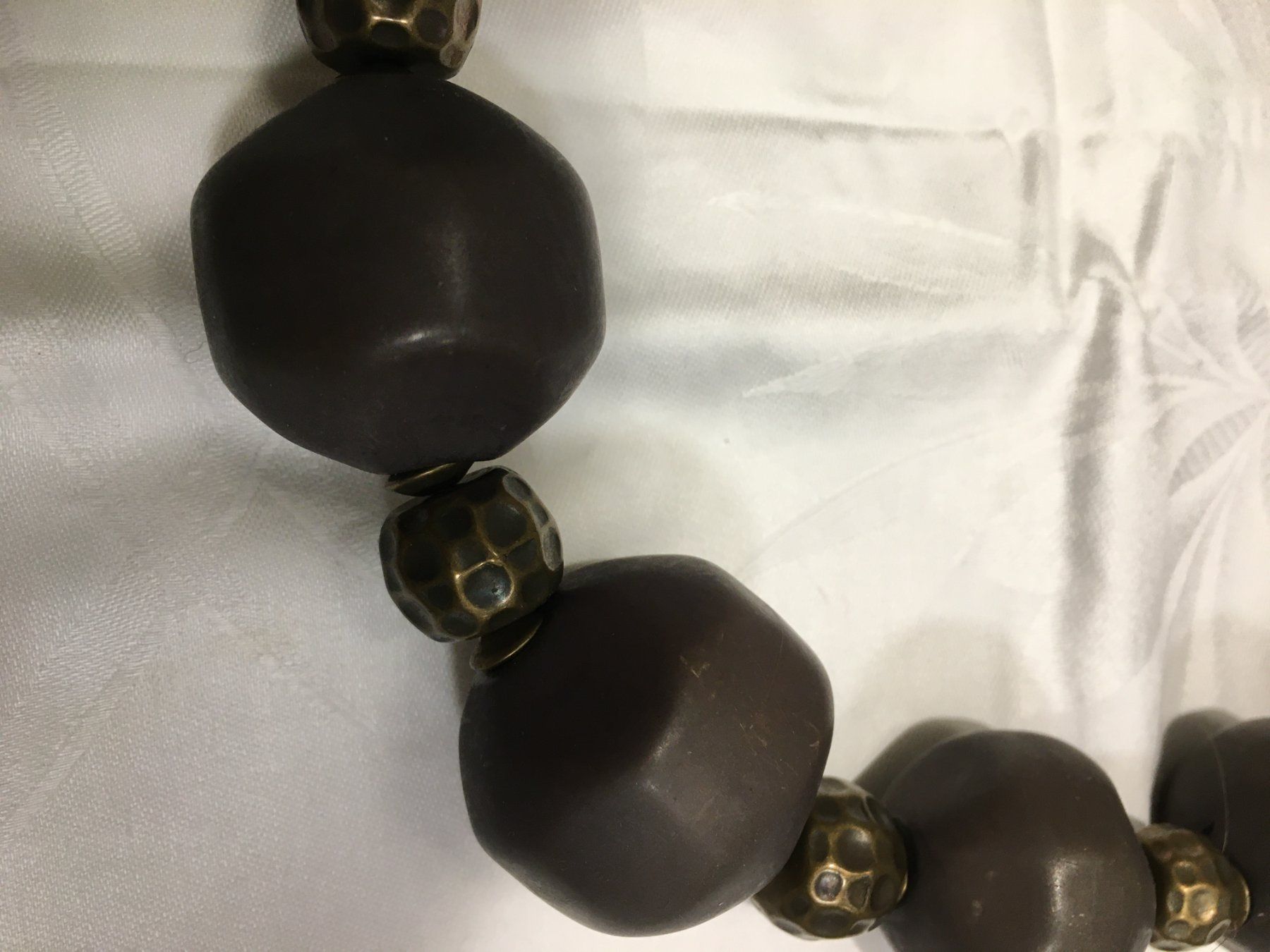 Catenine: Braune Statement Kette mit Antik Details – Usato da Heerbrugg venduto da dwfg 9