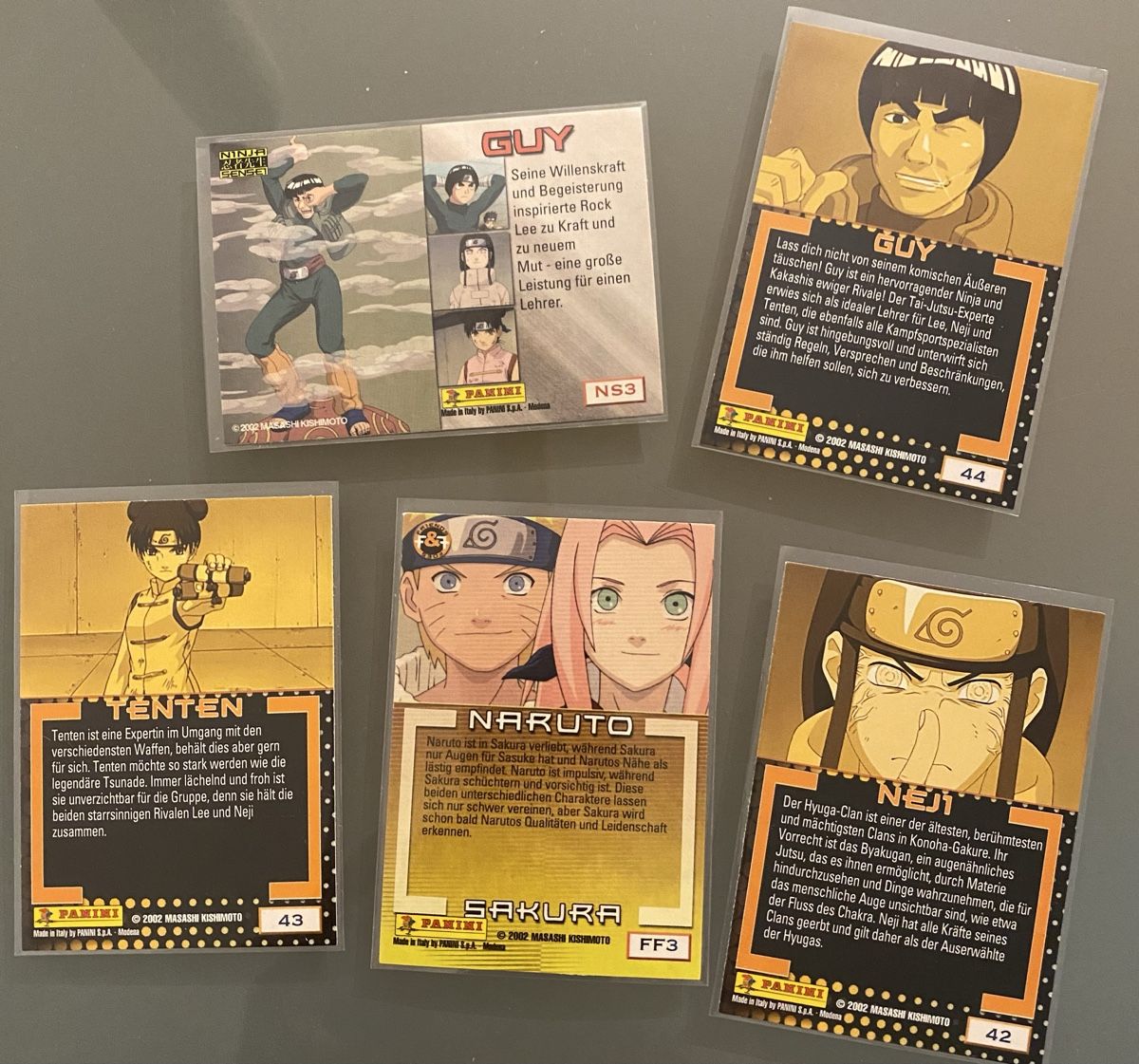 Panini Carte collezionabili: Naruto Panini Karten Jahr 2002 – Nuovo (secondo la descrizione) da Zollikofen venduto da Shiraga 1