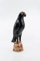 Schwarzer Papagei von G&C Interiors (DK) aus Porzellan
