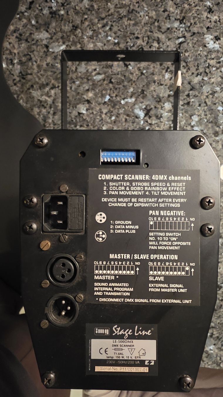 Lampade: Disco Beleuchtung Scanner Stage Line – Difettoso da Aeschlen venduto da Tesser4x4Schweiz 3