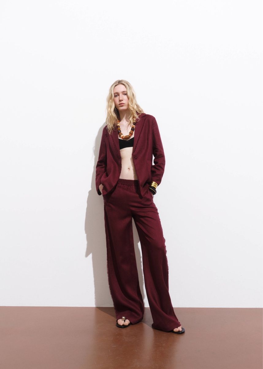 Mango Pantaloni: Mango Trouser Linen  – Nuovo (secondo la descrizione) da Sorens venduto da purpureta 1