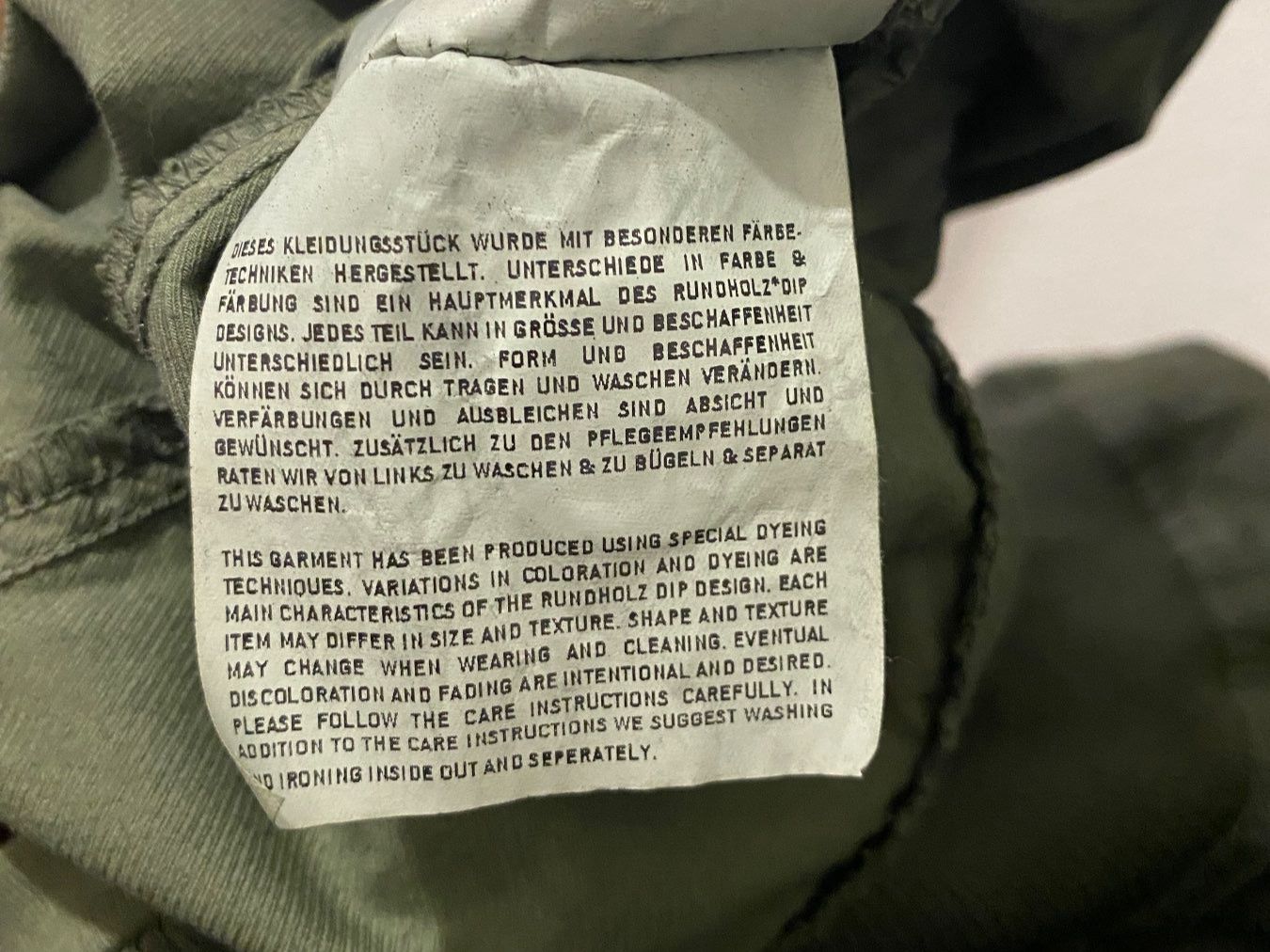 Rundholz Vestiti: Rundholz Kleid oversized olive Dip Gr. M eher XXL – Usato da Arlesheim venduto da san_w9vr 7