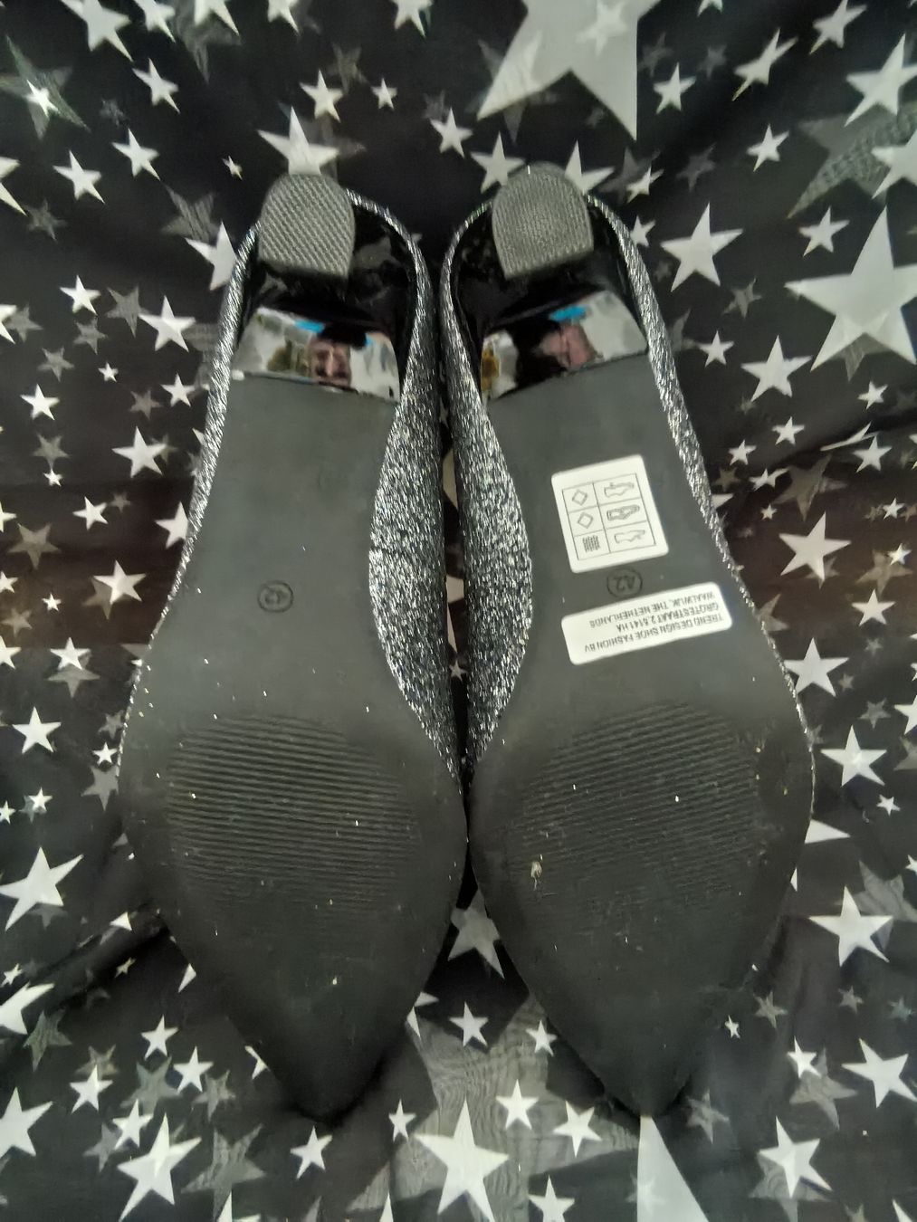 Scarpe da donna: Damenschuhe  Silber/Graumit Glitzer Grösse 42 neu – Nuovo e nell'imballaggio originale da Schaffhausen venduto da kai_8mys 2