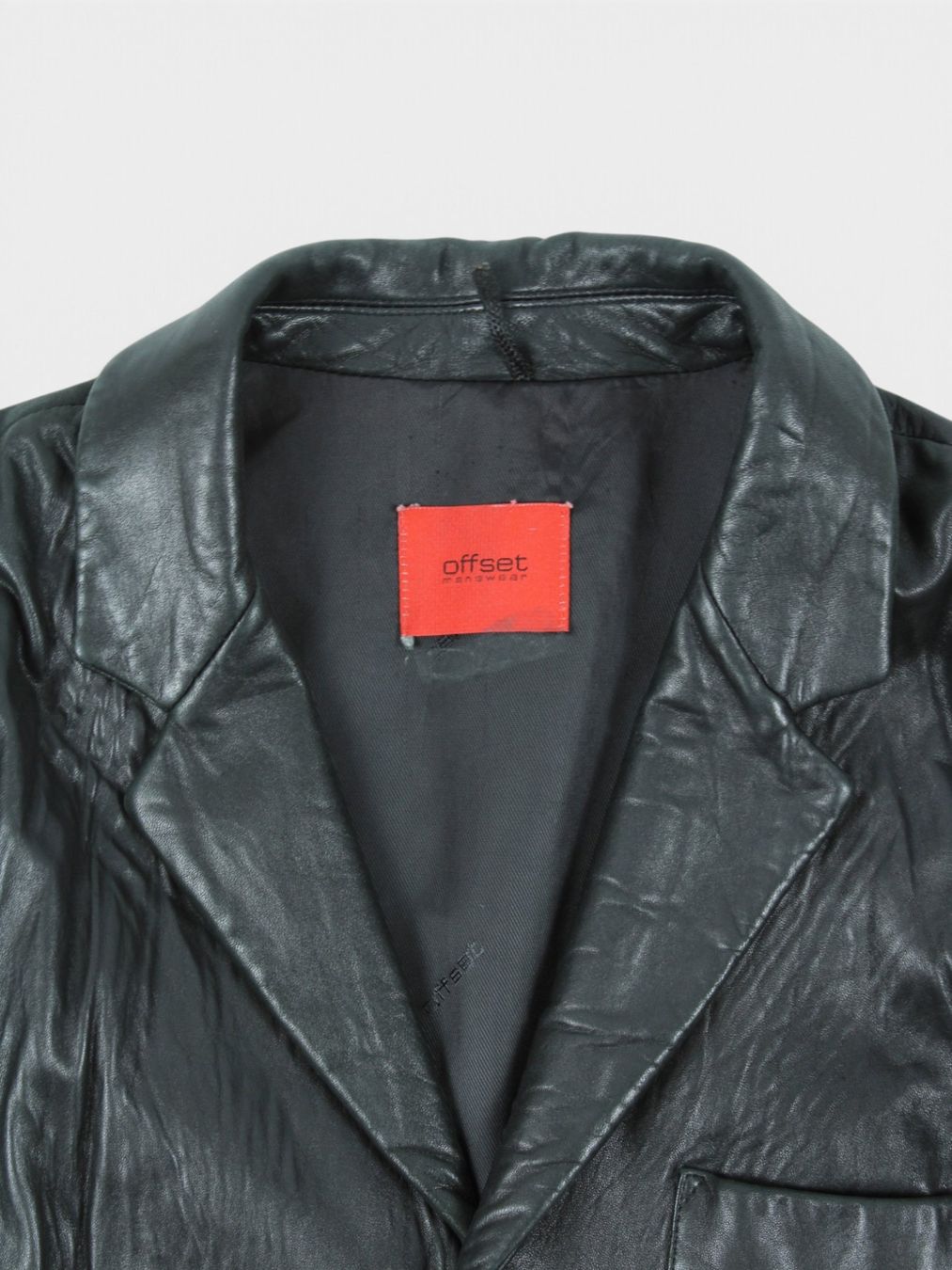 Vera Pelle Jacken: Offset Leather Blazer – Gebraucht aus St. Gallen von look-twice 3