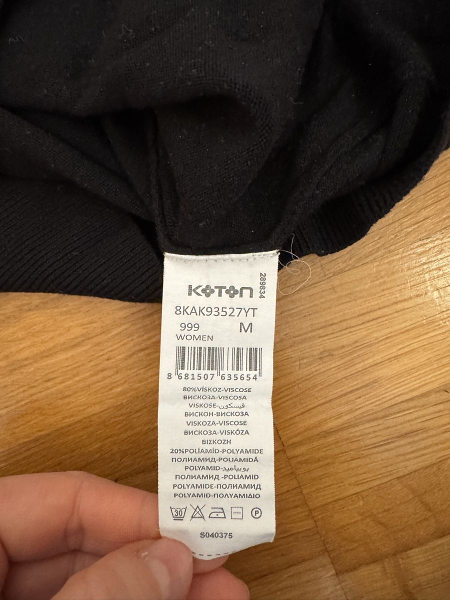 Pullover & Sweatshirts: KOTON Rollkragenpullover, Schwarz, Gr. M - Winter Sale! – Gebraucht aus Jona von Good_luck_ 3