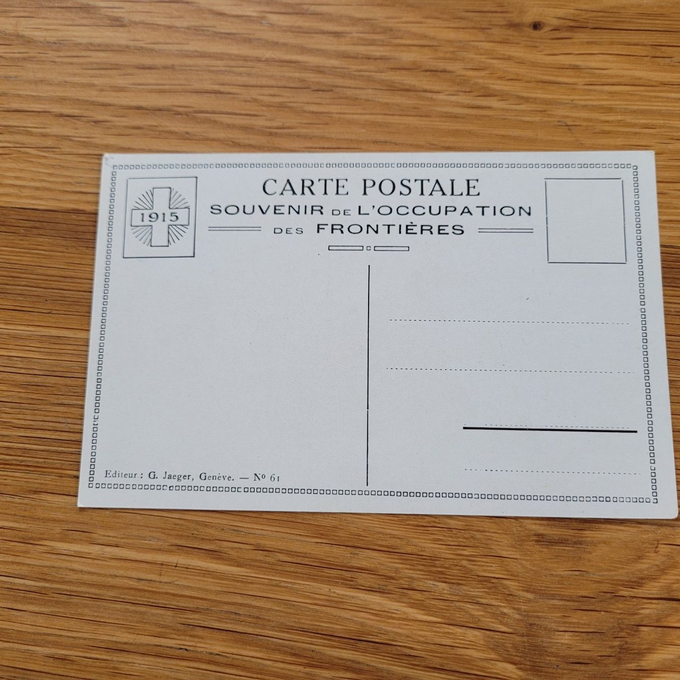 Cartoline postali: Carte Postale AK Militär 1915 – Usato da Biel/Bienne venduto da Destockweb 1