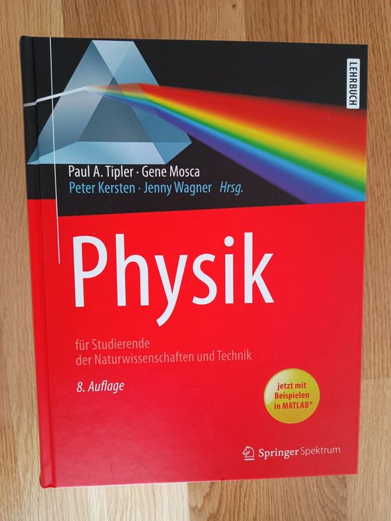 Physik für Studierende Naturwissenschaft (Tipler, 8. Aufl.) | Kaufen ...
