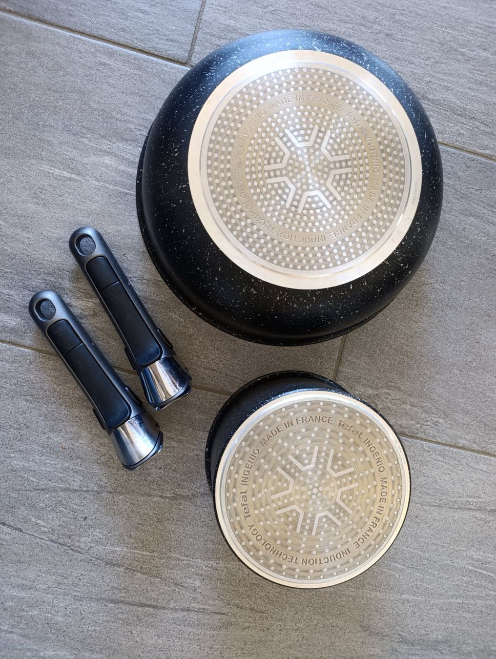 Tefal Pentole: Tefal ingenio 2 casseroles et 2 poignées – Usato da La Tzoumaz venduto da Marlenev11 1