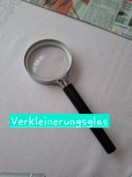 Vintage, Verkleinerungsglas ist kein Lupe für Vergrösserung