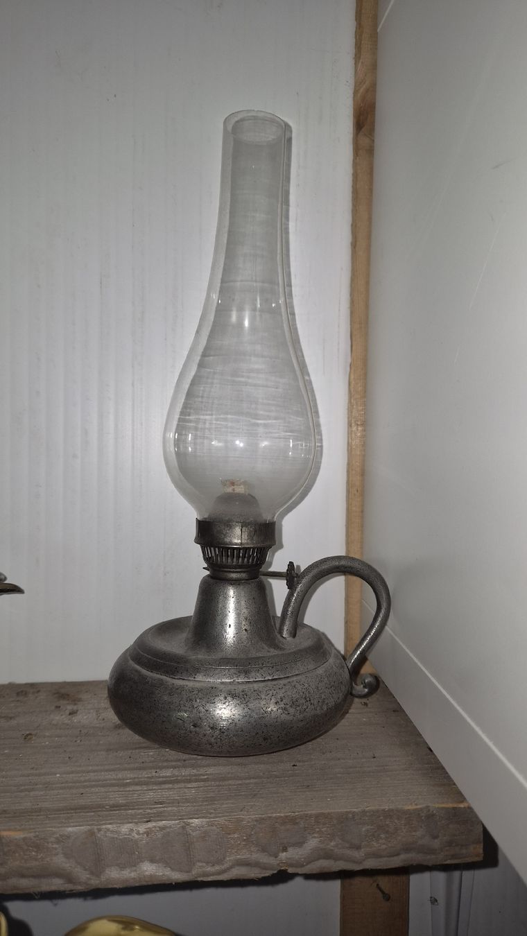 Lampade: Öllampe Glas antik  – Usato da Kölliken venduto da Upcycling-by-Mc-TAM
