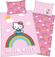Bettwäsche Hello Kitty Rainbow CH Mass 160x210 + 65x100cm
