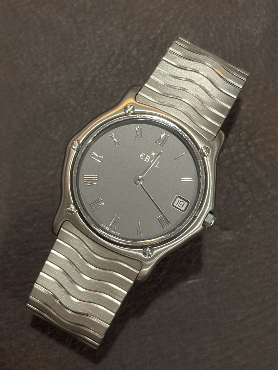 Ebel Montres: Ebel Classic Wave Grey Dial Quartz 35mm – D'occasion à Zürich par atticsale 4