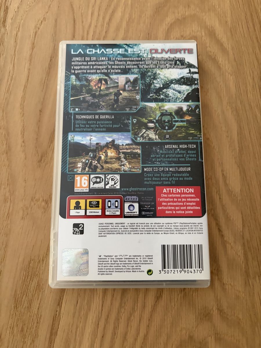 Sony Spiele: Tom Clancy's Ghost Recon Predator - PSP – Gebraucht aus Pully von FunkyGames 1