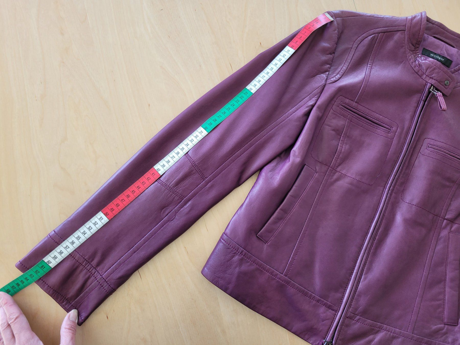 Windsor Giacche: Echt Leder Jacke Lederjacke Windsor Gr 38 – Usato da Wiesendangen venduto da samoalk 6