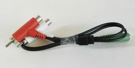 Audio-Adapterkabel: 3.5mm Klinke auf 2x RCA Cinch – 41 cm