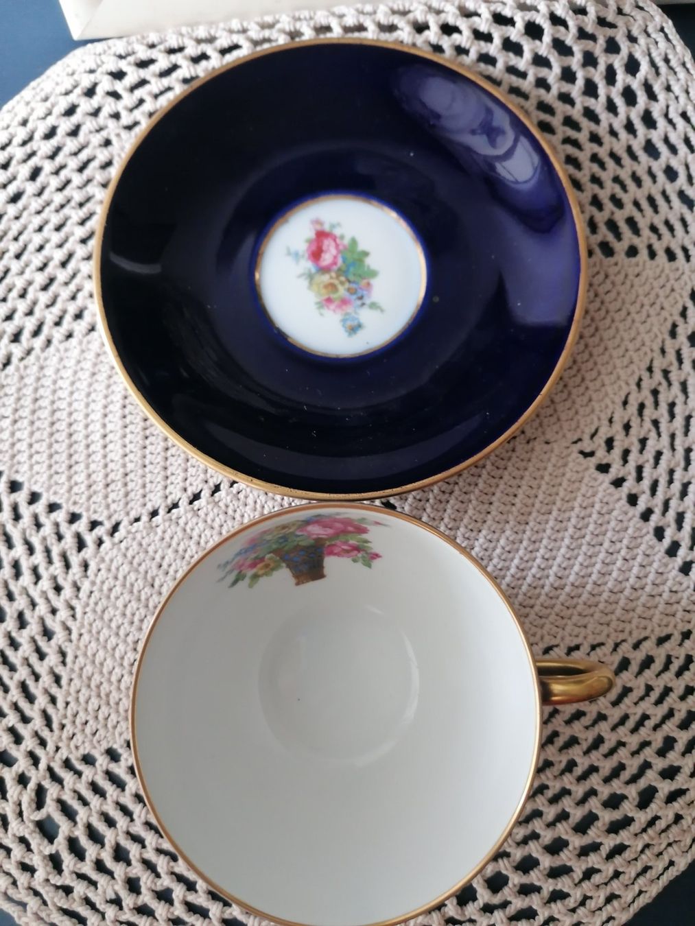 Tazze: Antike Teetasse Limoges, kobalt – Usato da Aegerten venduto da Jos_zem 3