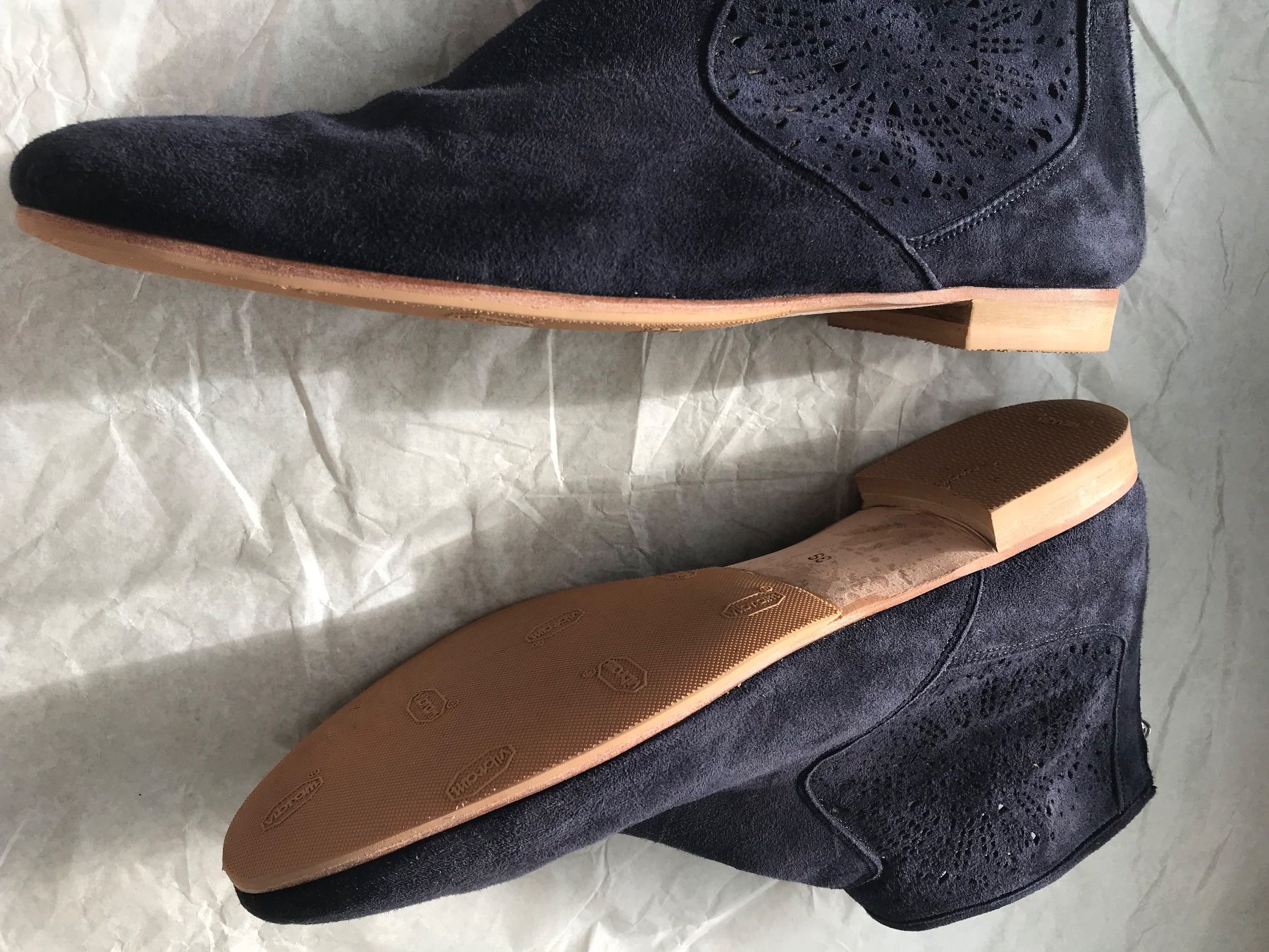 Scarpe da donna: Stiefelette blau Eduardo Beni – Usato da Niederteufen venduto da mix18 4