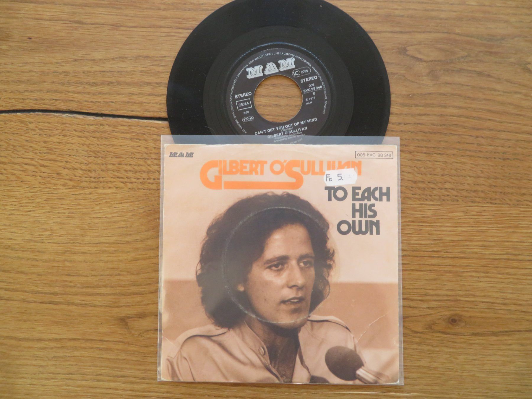 Schallplatten: Gilbert O'Sullivan - To Each His Own, Single Schallplatte – Neu (gemäss Beschreibung) aus Zürich von max_cp5f