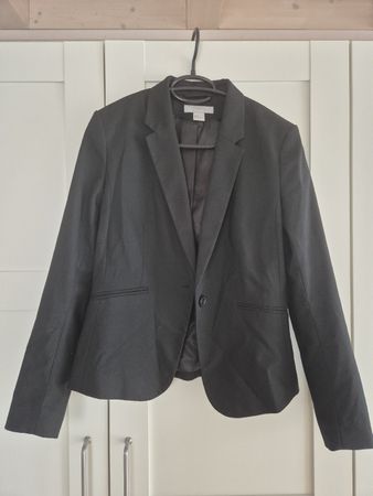 H&M Damen Blazer, Grösse 40, schwarz