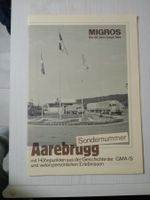 Migros Zeitung Sonderausgabe Aarebrugg 1985
