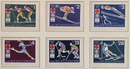 Bulgarien 1972 XI. Olympia Sapporo Satz 6V MNH postfrisch