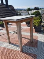 Hochtisch mit 1-2 Steinplatten