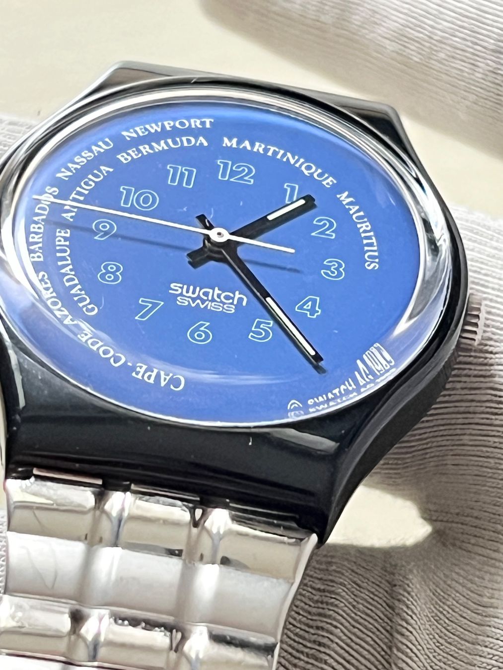 Swatch Orologi: Swatch Uhr - ideales Sommer-Accessoire! – Usato da Grenchen venduto da chththl 5