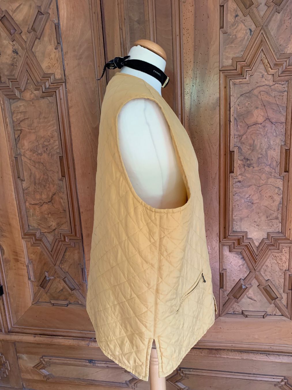 Gilets & Westen: VINTAGE CHRIS LINE Weste 100% Seide Größe: 42DE – Gebraucht aus Interlaken von Bona55 3