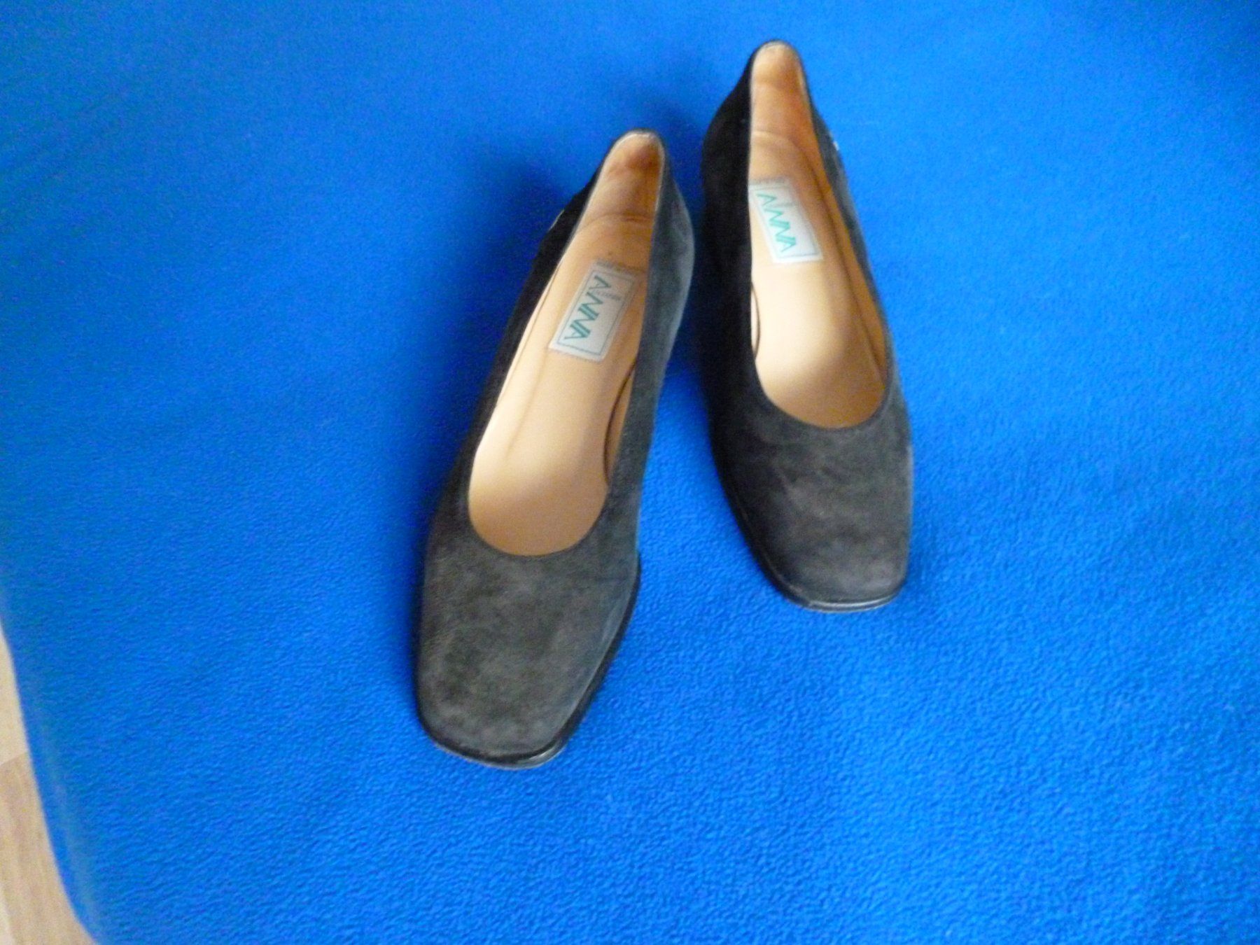 Damenschuhe: Damen Dirndl Schuhe, Grösse 36, Wildleder, schwarz – Gebraucht aus Unterseen von marathon1 4
