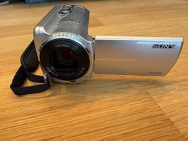 Sony Handycam DCR-SR68 Videokamera silber guter Zustand