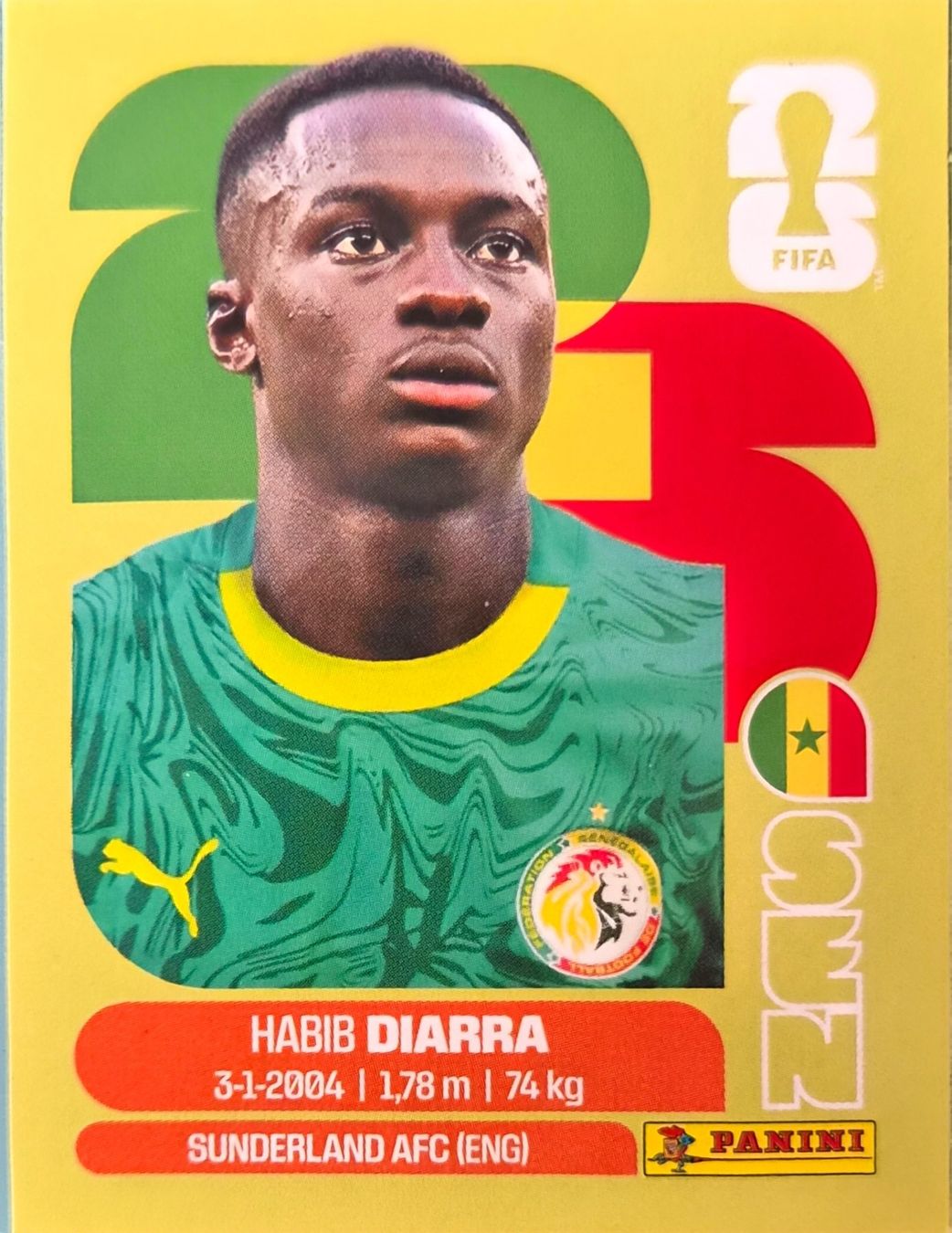 Panini Carte collezionabili: Carte FIFA World Cup 2026 SEN 12 – Usato da Clarens venduto da rim_g98y