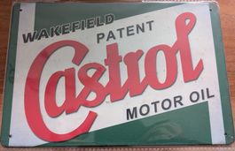 Castrol / A4 Blechschild /Deko-Schild, neu originalverpackt