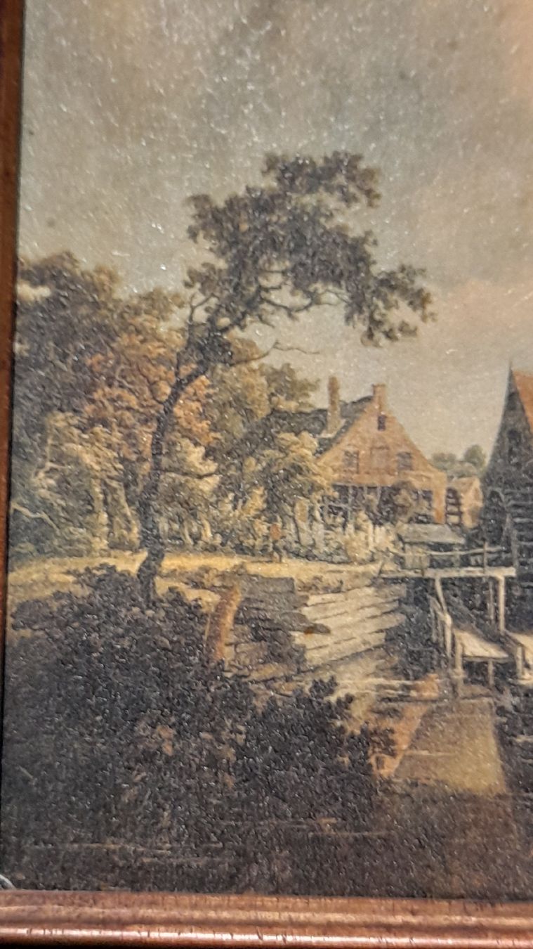 Peinture Ancienne, Ecole Hollandaise M. Hobbema 1638-1709 (Gebraucht ...