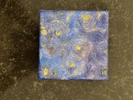 Peinture abstraite petite toile . Fait mains à l’acrylique 