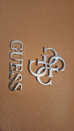 Guess Handtasche, neuwertig, Beige/Weiss Top Zustand! (53)