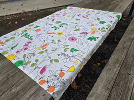 Stoff: Tischtuch bunt