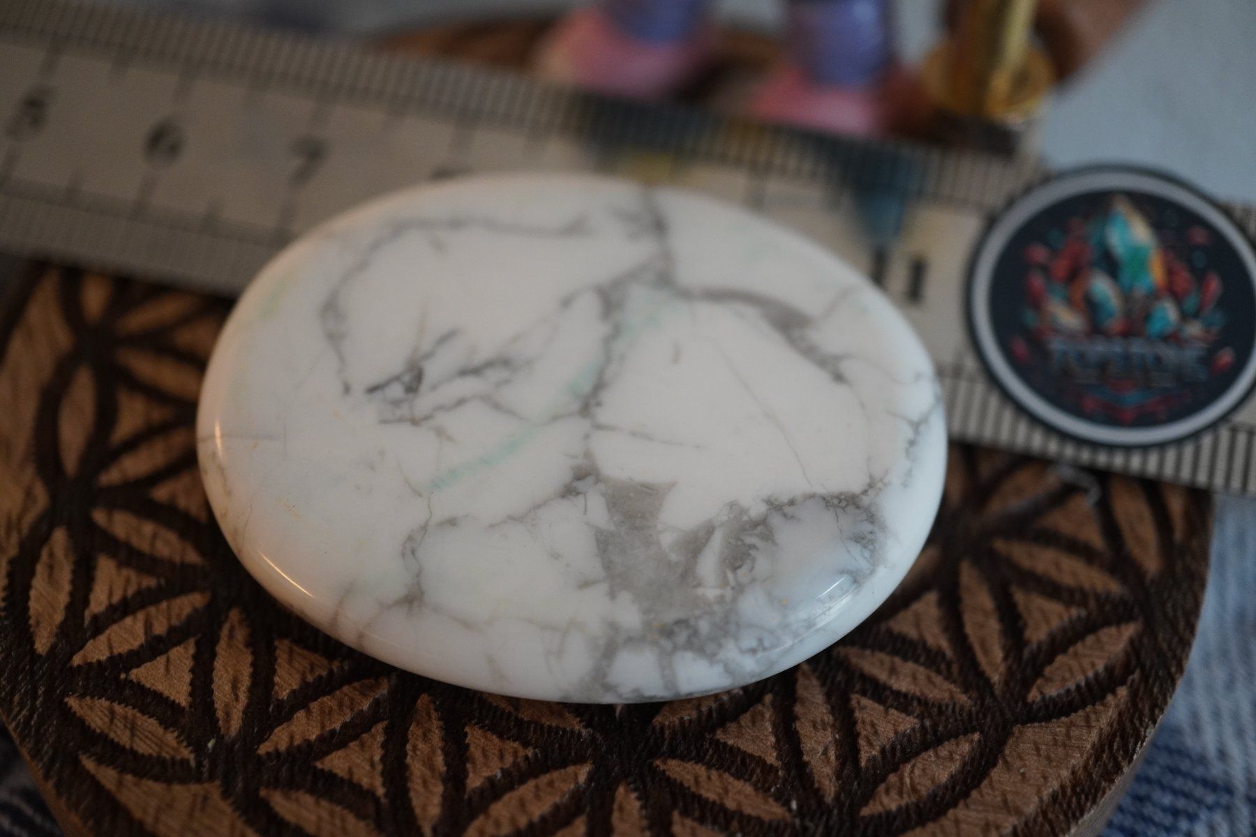Minerali & Pietre curative: Howlith   Kraft   Stein  ab 1.-   Räumung – Nuovo e nell'imballaggio originale da Eschenbach SG venduto da topstone 2