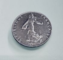 Französische Münze 1 Franc 1976 - Selten!