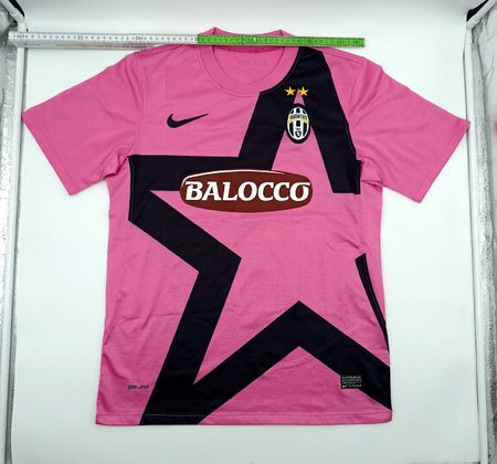 Juventus Nike Fussball Trikot, pink/schwarz, Grösse S