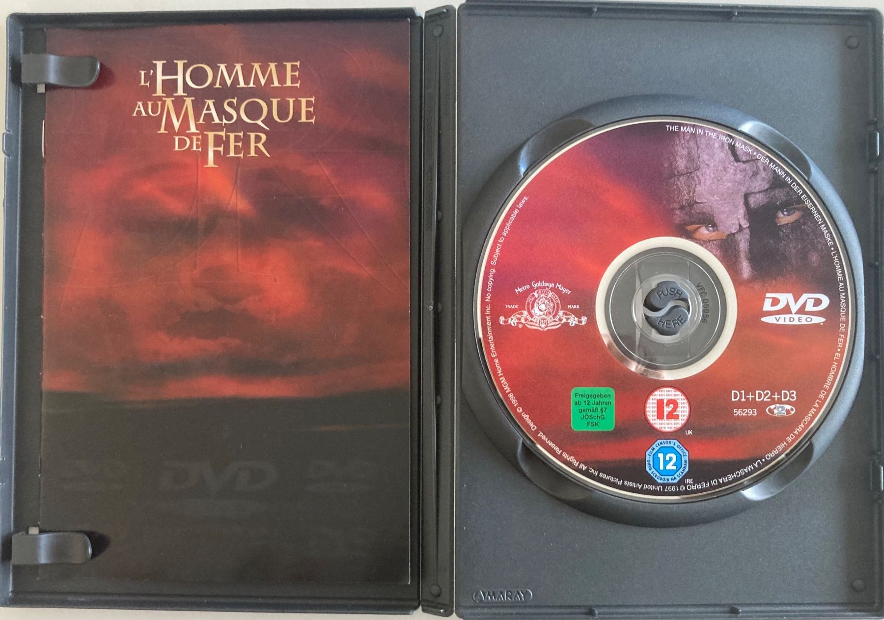 Alle DVDs: L'HOMME AU MASQUE DE FER – Gebraucht aus Poliez-Pittet von Newtown-Records 2
