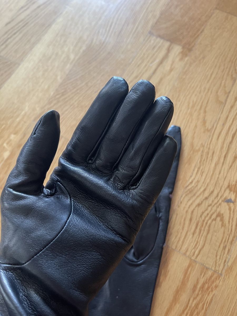 Handschuhe & Handstulpen: Lederhandschuhe mit Stern, schwarz, Grösse 7,5 – Neu (gemäss Beschreibung) aus Rüschlikon von Lajniii 5