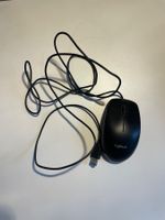 Logitech B100 – Optische Maus mit Kabel, schwarz