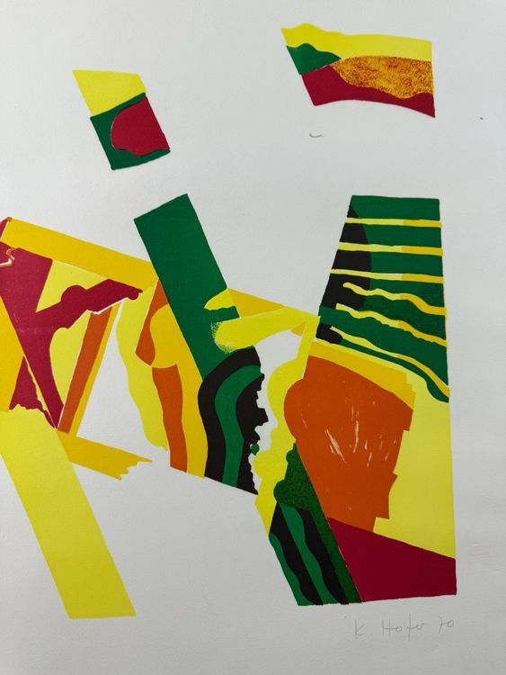 Grafica & Litografie: Konrad Hofer war ein Schweizer Maler SERIGRAPHIE SIGNIERT – Usato da Gersau venduto da grafik-kunst 2